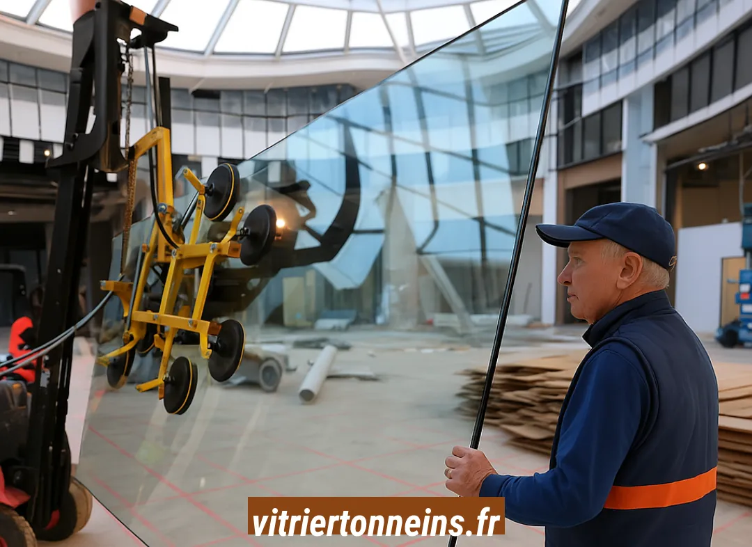 Remplacement de vitrine magasin Tonneins